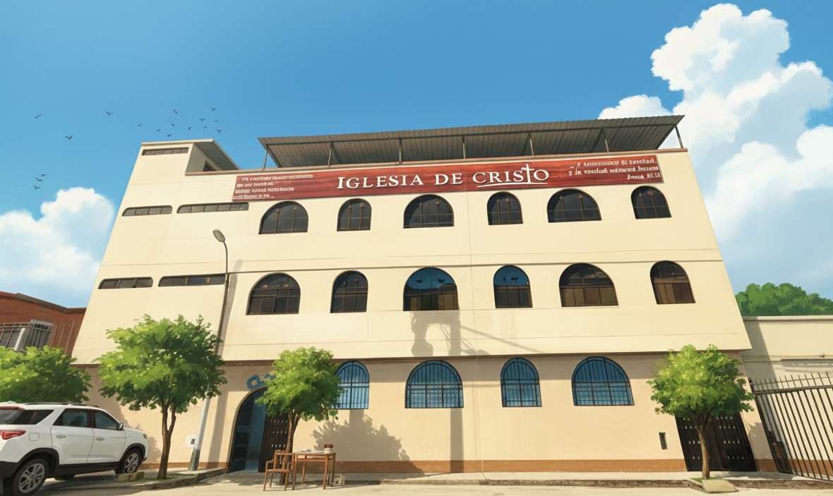 Templo de la Iglesia de Cristo en San Juan de Miraflores
